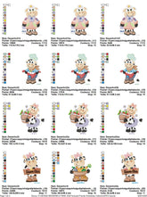 Farmyard Friends Embroidery Collection - FineryEmbroidery